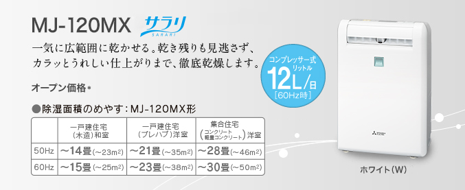 MITSUBISHI三菱電機已完售,MITSUBISHI MJ-120MX-W(日本國內款):::2017 