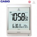 CASIO ISD-100J-7JF:::溫度顯示數字型電波音樂掛鐘/座鐘兩用(日本電波接收),TIME SHIFT功能,免運費,刷卡不加價或3期零利率