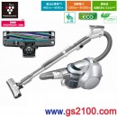 SHARP EC-VX300-S銀色:::超靜音渦輪式吸塵器,高濃度Plasmacluster Ion搭載7000,免運費,刷卡不加價或3期零利率