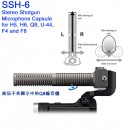 【金響電器】現貨,ZOOM SSH-6(日本國內款):::ZOOM H6,ZOOM H5,ZOOM Q8專用,Shotgun Mic,原廠槍型指向性麥克風,附防風毛罩,刷卡或3期零利率,SSH6