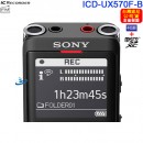 SONY ICD-UX570F/B黑色(公司貨)::多功能時尚專業錄音筆,PCM,MP3,,FM,內建鋰電,4GB+microSDXC,中文介面,刷卡或3期,取代,ICD-UX560F