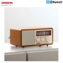 【金響電器】現貨,SANGEAN WR-16(公司貨):::FM調頻/AM調幅 ,二波段復古收音機,NFC,Bluetooth藍牙,WR16