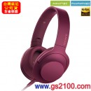 已完售,SONY MDR-100AAP/P粉紅色(公司貨):::支援Hi-Res音源,h.ear on,立體聲頭戴式耳機麥克風,Android,iPhone,Blackberry