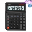 ●金響電器,缺貨,CASIO DE-12E-BK黑色(公司貨,保固2年):::桌上型商用計算機,12位數,人體工學計算機